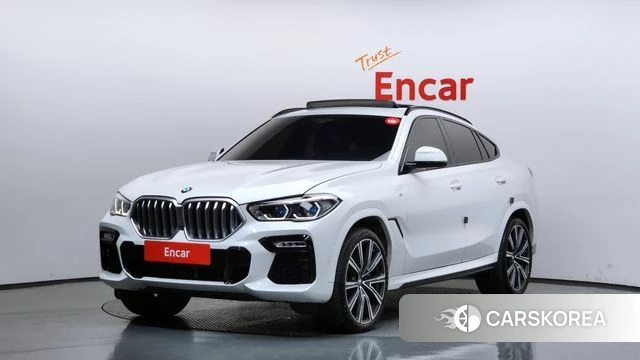 BMW X6 (G06) 2021 Белый из Кореи
