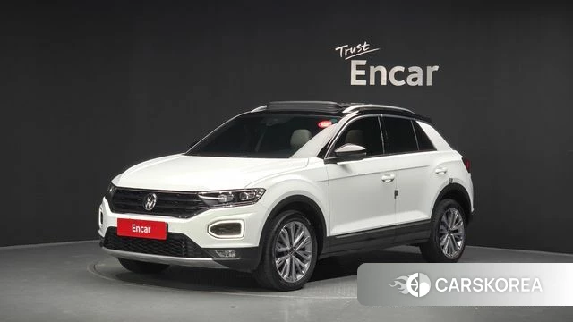 Volkswagen T-Roc 2022 Белый из Кореи