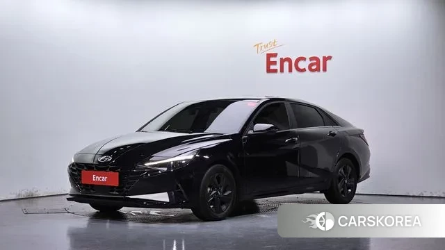 Hyundai Avante (CN7) 2021 Черный из Кореи