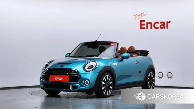 Mini Cooper S Convertible 2019 Небесно-голубой из Кореи