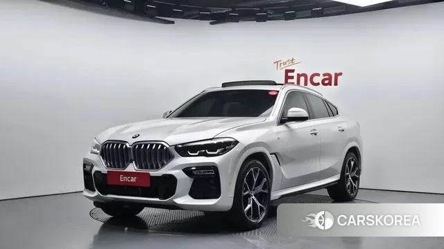BMW X6 (G06) 2021 Белый из Кореи