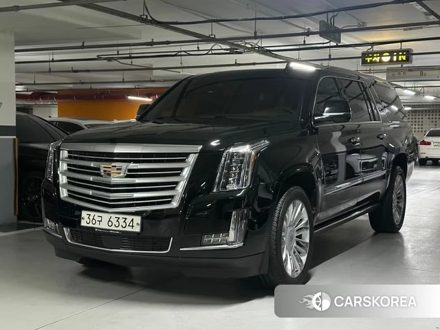 Cadillac Escalade 2018 Черный из Кореи