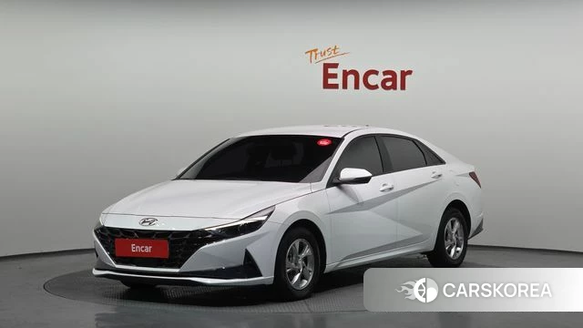 Hyundai Avante (CN7) 2020 Белый из Кореи
