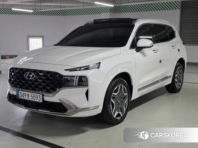 Hyundai The New Santa Fe 2023 Белый из Кореи