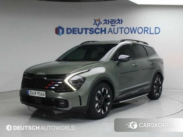 Kia Sportage 5th Generation 2022 Темно-зеленый из Кореи