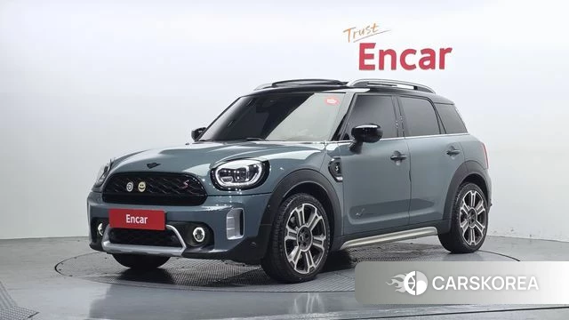 Mini Cooper S Countryman 2021 Небесно-голубой из Кореи
