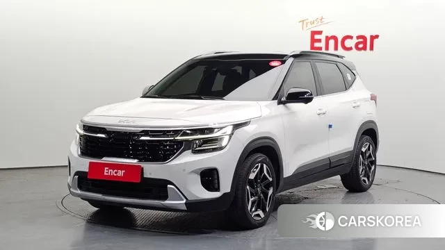 Kia The New Seltos 2023 Белый двухцветный из Кореи