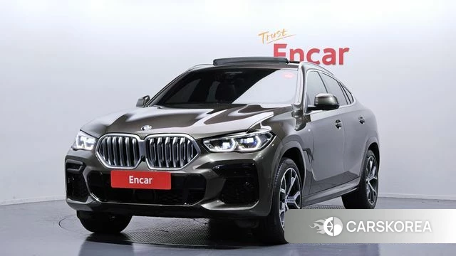 BMW X6 (G06) 2022 Песочный из Кореи