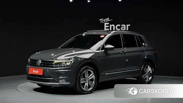 Volkswagen Tiguan second Generation 2018 Серый из Кореи