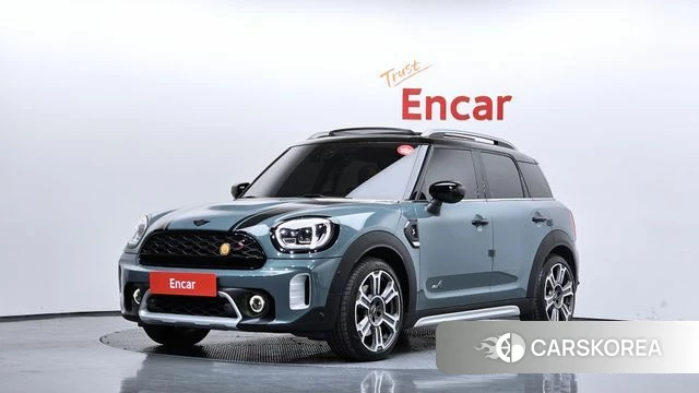 Mini Cooper S Countryman 2022 Небесно-голубой из Кореи