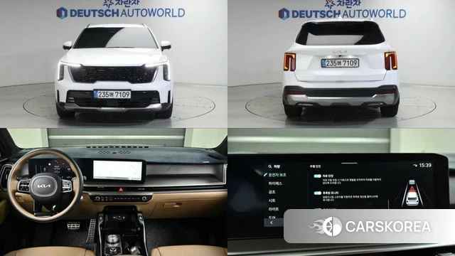 Kia The New Sorento 4th Generation 2024 Белый из Кореи