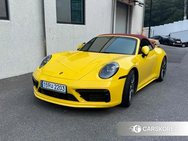 Porsche 911(992) 2020 Желтый из Кореи