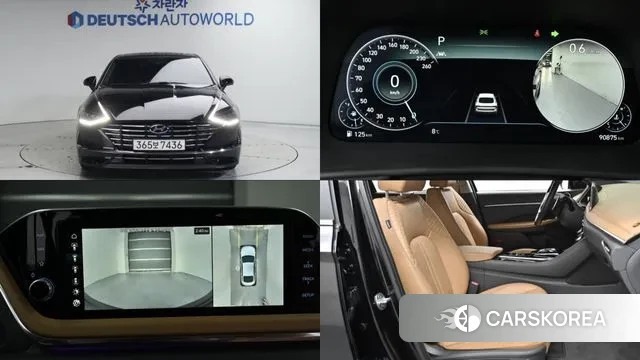 Hyundai Sonata (DN8) 2020 Черный из Кореи