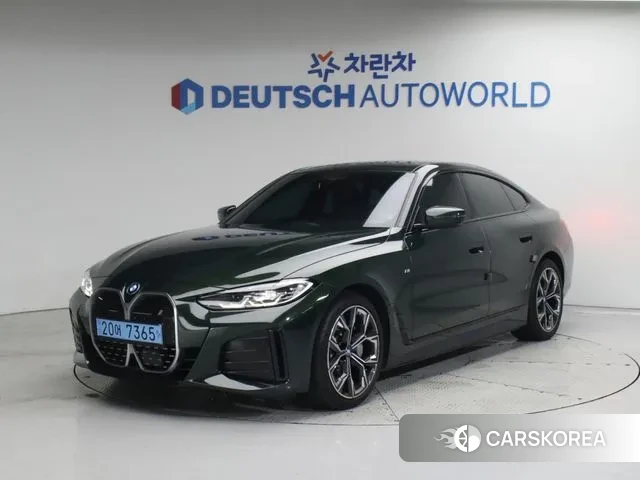 BMW i4 2022 Темно-зеленый из Кореи