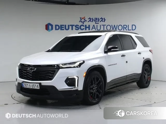 Chevrolet (GM Daewoo) Traverse 2022 Белый из Кореи