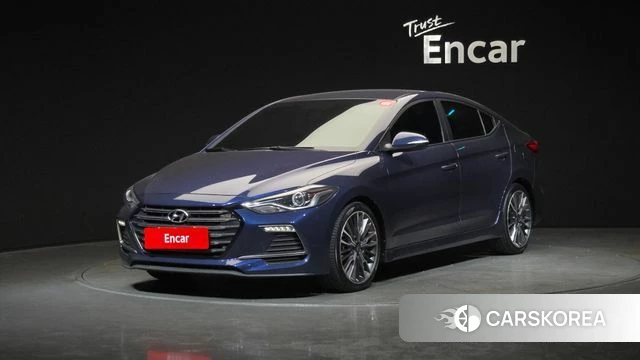 Hyundai Avante AD 2018 Синий из Кореи