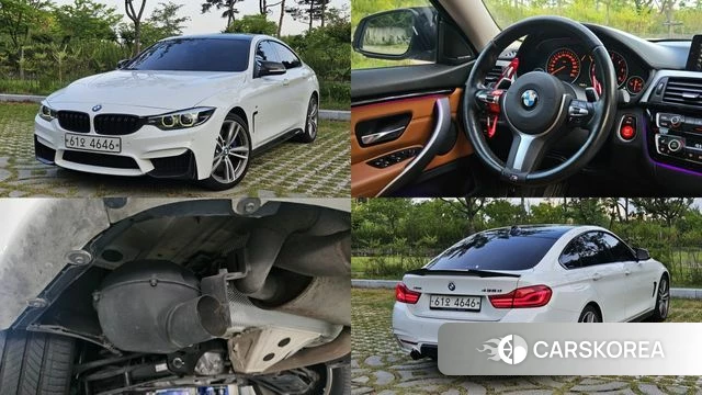 BMW 4 Series (F32) 2018 Белый из Кореи