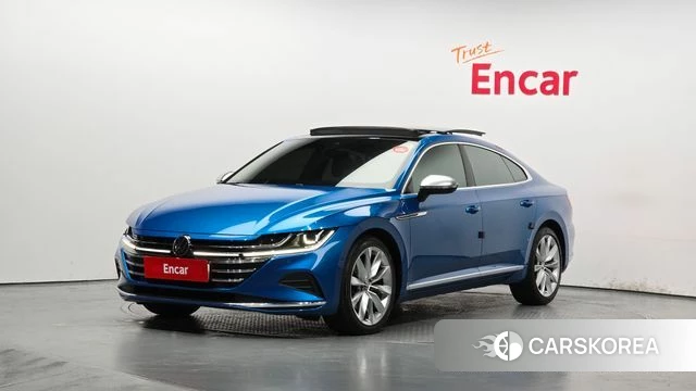 Volkswagen Arteon 2022 Синий из Кореи