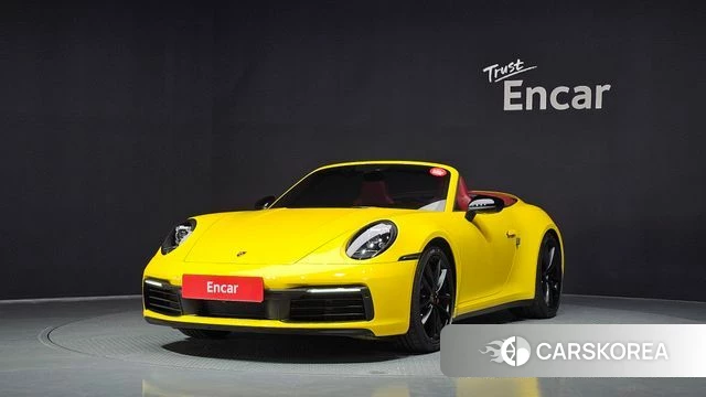 Porsche 911(992) 2021 Желтый из Кореи