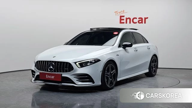Mercedes-Benz A-Class W177 2021 Белый из Кореи