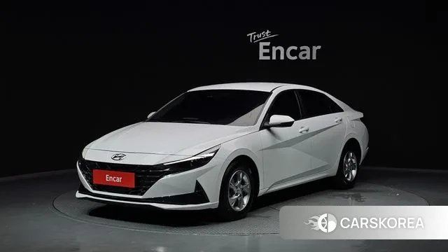 Hyundai Avante (CN7) 2021 Белый из Кореи