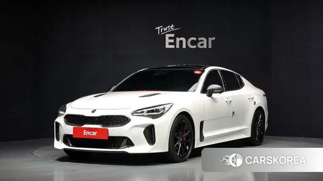 Kia Stinger Meister 2021 Белый из Кореи