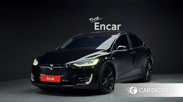 Tesla Model X 2019 Черный из Кореи