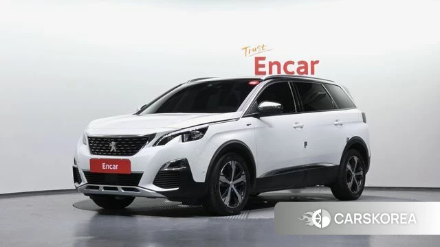 Peugeot 5008 second generation 2019 Белый из Кореи