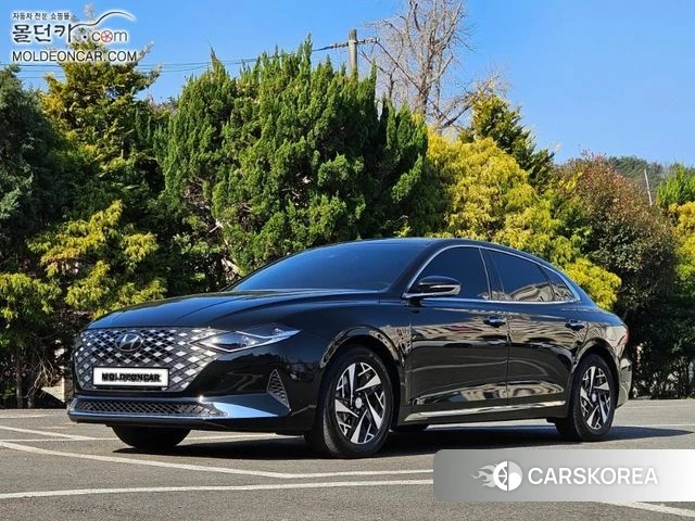 Hyundai The New Grandeur IG Hybrid 2021 Черный из Кореи