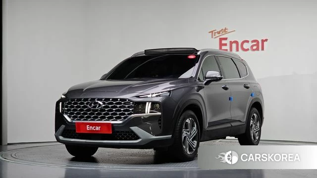 Hyundai The New Santa Fe 2021 Серый из Кореи