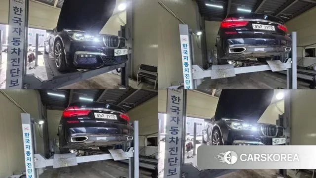 BMW 7 Series (G11) 2018 Черный из Кореи