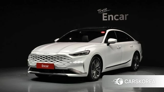 Kia K8 Hybrid 2023 Белый из Кореи