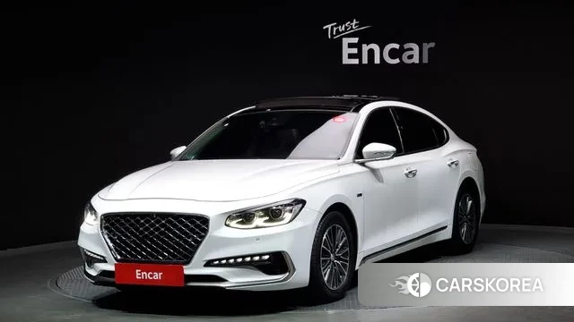 Hyundai Grandeur IG Hybrid 2018 Белый из Кореи
