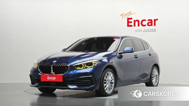 BMW 1 Series (F40) 2021 Синий из Кореи