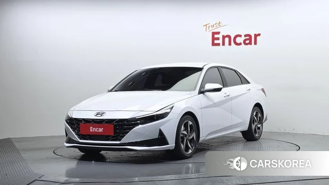 Hyundai Avante (CN7) 2021 Белый из Кореи