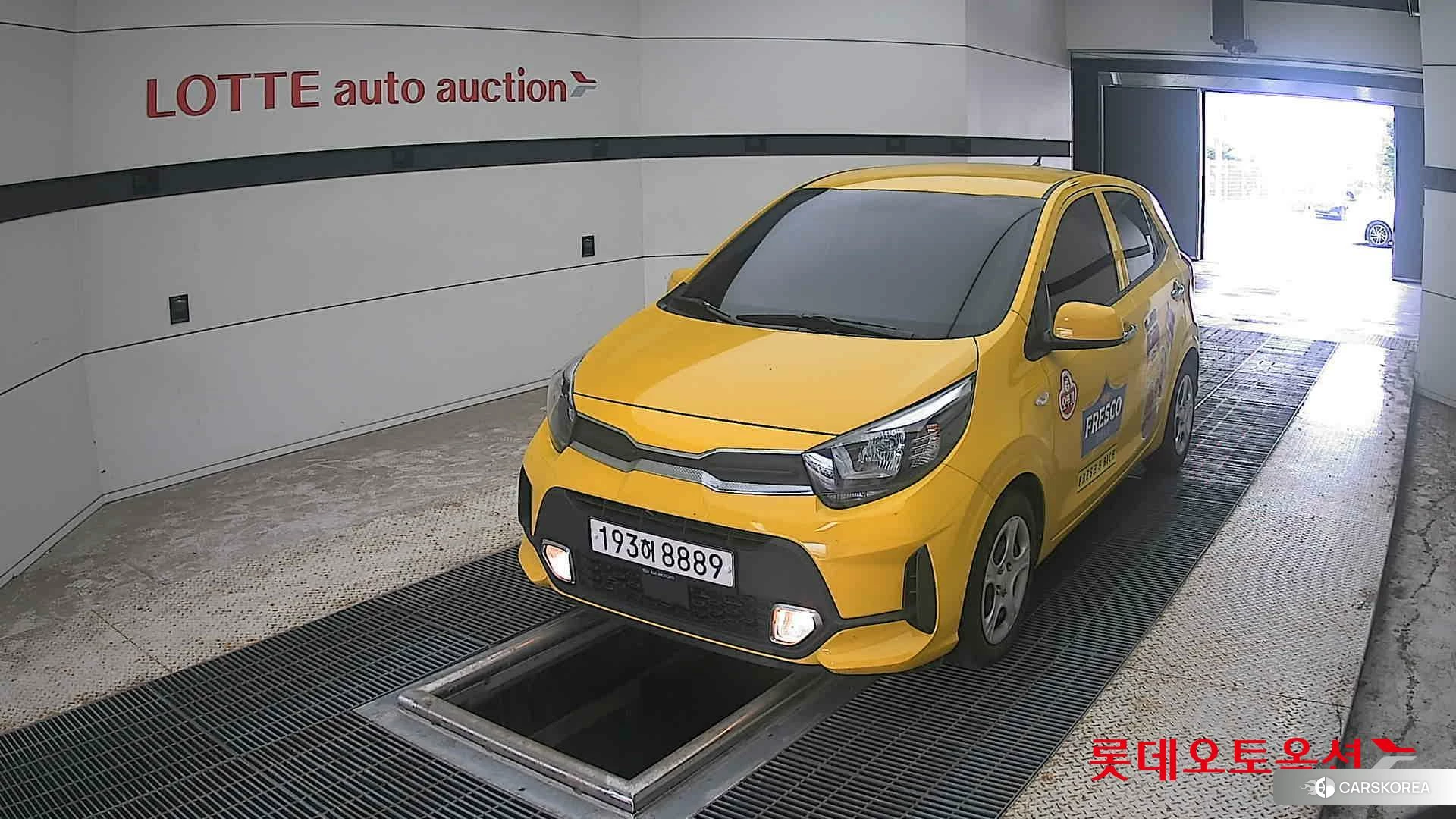Kia Morning 2023 Clear White из Кореи