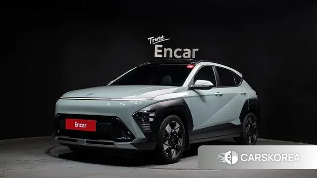 Hyundai Kona Hybrid (SX2) 2023 Светло-зеленый из Кореи