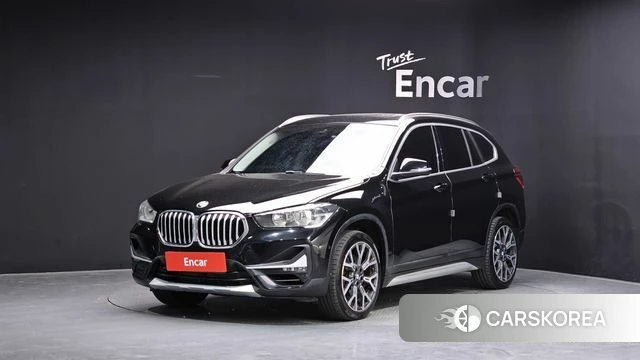 BMW X1 (F48) 2022 Черный из Кореи