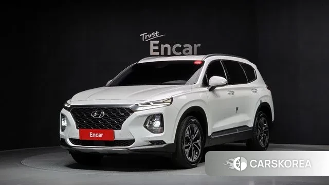 Hyundai Santa Fe TM 2019 Белый из Кореи