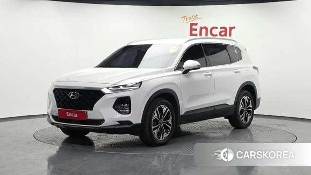 Hyundai Santa Fe TM 2019 Белый из Кореи