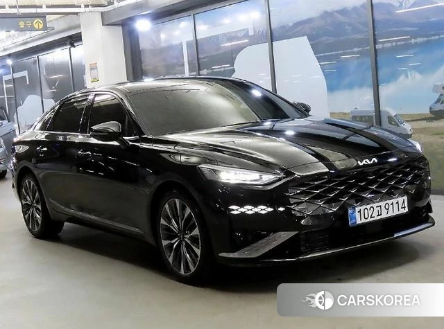 Kia K8 2021 Черный из Кореи