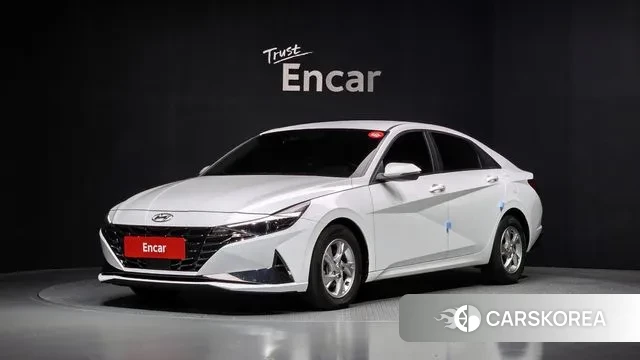 Hyundai Avante (CN7) 2021 Белый из Кореи