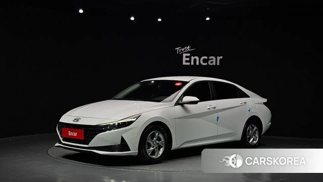 Hyundai Avante (CN7) 2021 Белый из Кореи