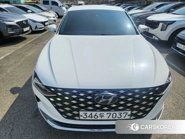 Hyundai The New Grandeur IG Hybrid 2020 Белый из Кореи