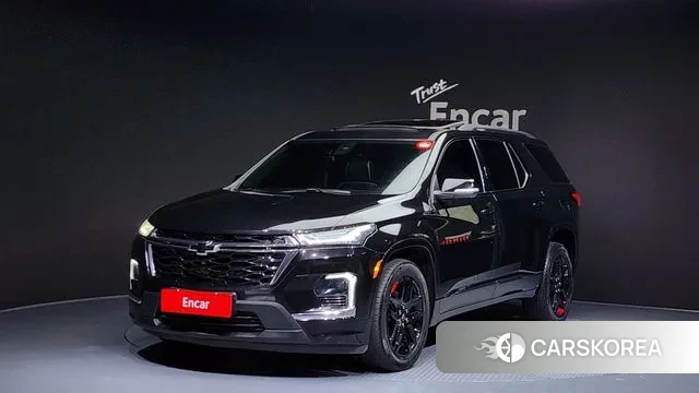 Chevrolet (GM Daewoo) Traverse 2022 Черный из Кореи