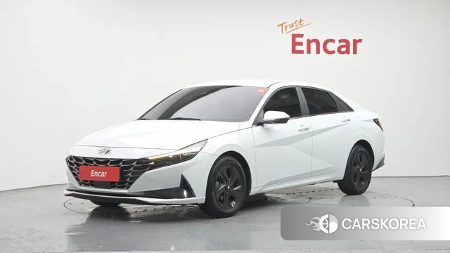 Hyundai Avante (CN7) 2020 Белый из Кореи