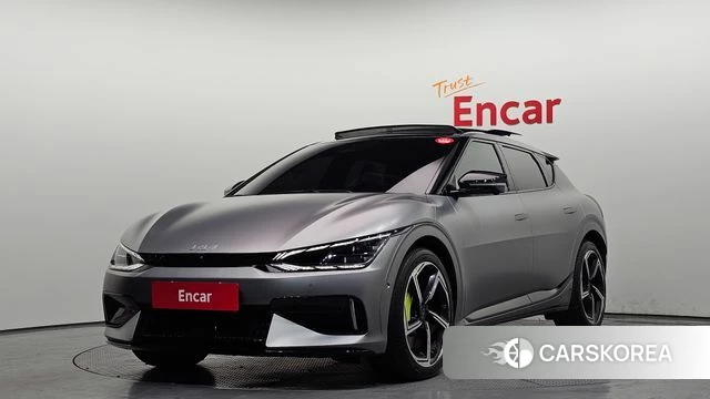 Kia EV6 2022 Серебристо-серый из Кореи