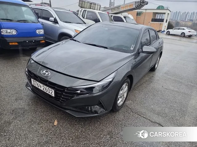 Hyundai Avante (CN7) 2021 Светло-зеленый из Кореи