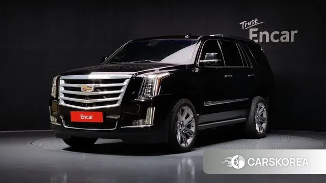 Cadillac Escalade 2018 Черный из Кореи