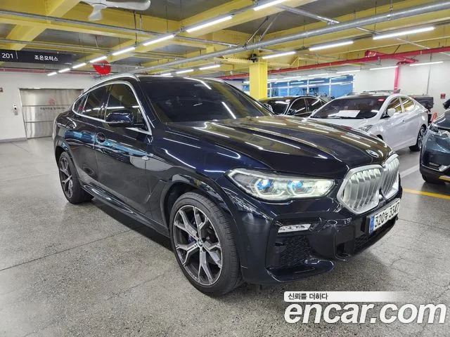 BMW X6 (G06) 2021 Черный из Кореи